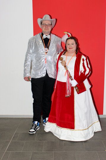 Saalprinzenpaar 2025 Jaqueline I. und Heiko I. Plumpe