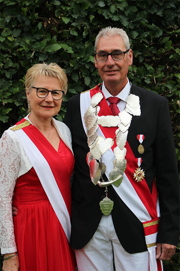 Schützenkönigspaar 2026 Klaus Tuttmann mit Petronella Mühlenbeck